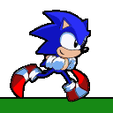 Sonic correndo